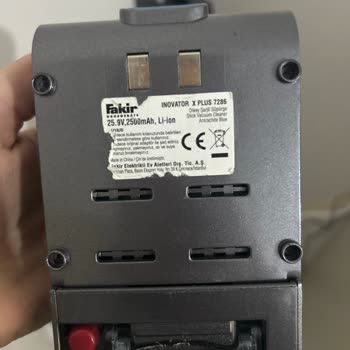 Fakir Şarjlı Süpürge Elektrik Kaçırıyor