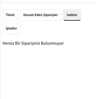 Sipariş İade Sorunu Ve Sistem Hatası