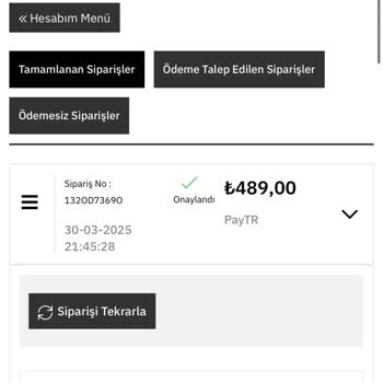 Ozsaricam'dan Aldığım Ürün Kargoya Verilmiyor