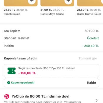 Yemeksepeti'nde Fiyat Şoku Ve İletişim Sorunu