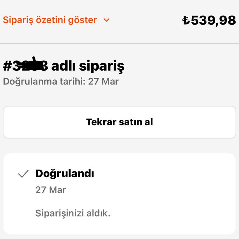 Siparişlerim İki Haftadır Gönderilmedi