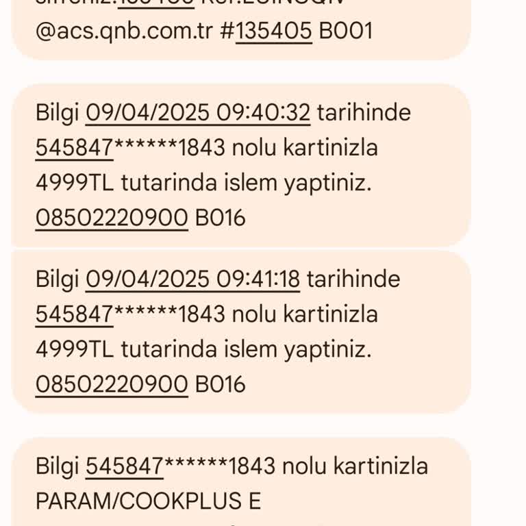 QNB Finansbank Kartımdan İzinsiz Para Çekimi