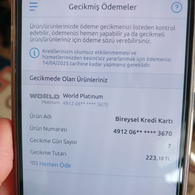 Kullanmadığım Kredi Kartına Beklenmedik Borç