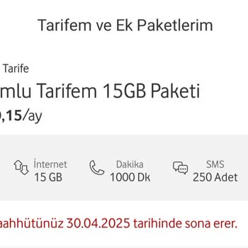 Vodafone Taahhüt Yenileme Fiyat Artışı Mağduriyeti