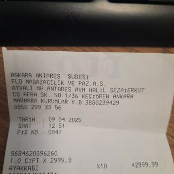 FLO Mağazasında Fiyat Farkı Şoku