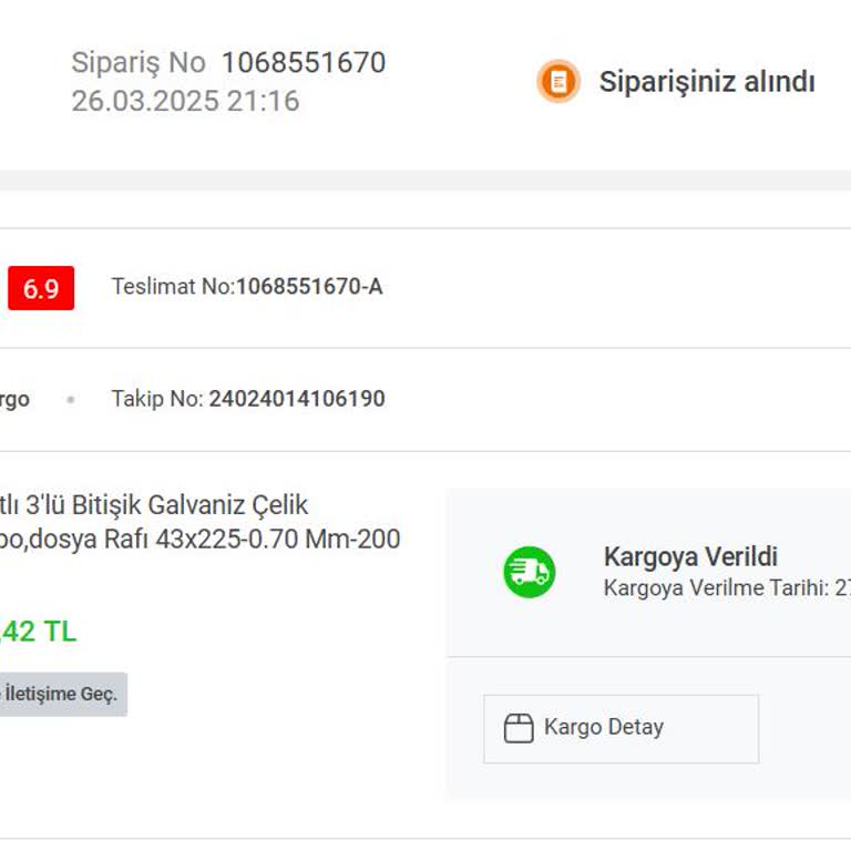 Koçtaş'tan Aldığım Raflar Teslim Edilmedi, İade Süreci Başlatılmıyor
