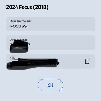 Ford Pass Uygulaması Model Yılı Hatası