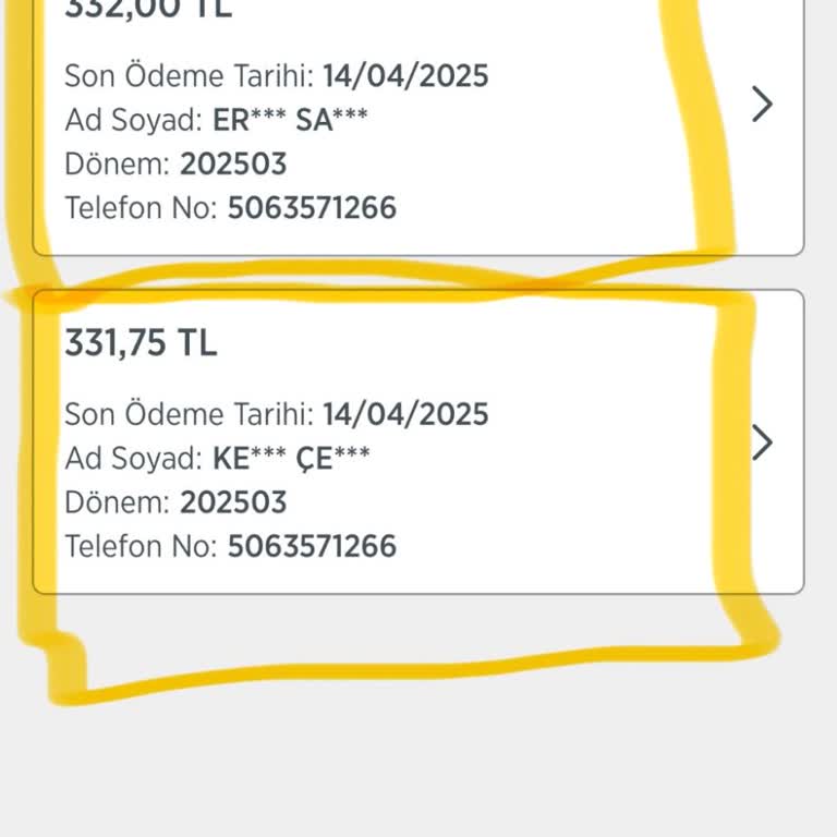 Yanlış Fatura Sorunu: Ödeme Talimatı Veremiyorum