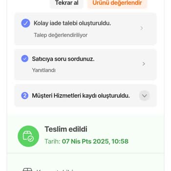 Hepsiburada'dan İade Edilmeyen Para Ve İletişim Sorunu