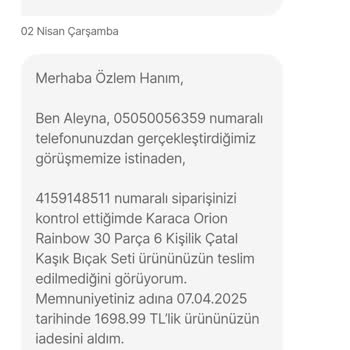 Hepsiburada'dan İade Edilmeyen Para Ve İletişim Sorunu