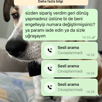 Sipariş Gönderilmedi Ve İletişim Engellendi!