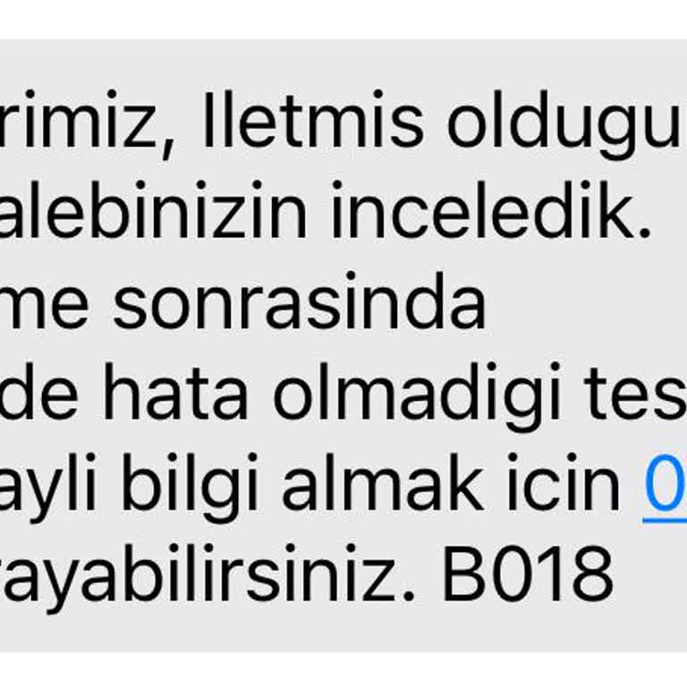 Yanlış Adrese Gönderilen Taahhüt Bilgilendirme Mesajı