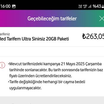 Vodafone'dan Fahiş Zam Şoku: Tarife Fiyatları Uçtu