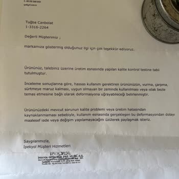 İpekyol Terlik Toka Kırılması Ve Müşteri Hizmetleri Sorunu