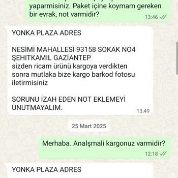 Tekrar Eden Arıza Ve Kargo Ücreti Sorunu