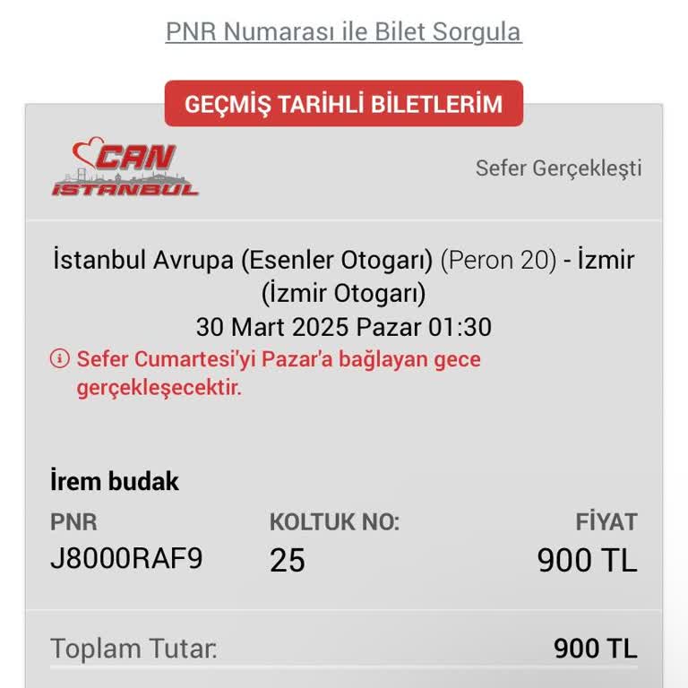 Yanlış Peron Bilgisi Ve İade Sorunu