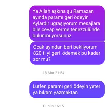 Geciken Sipariş Ve İade Sorunu: Müşteri Hizmetleri Yanıt Vermiyor