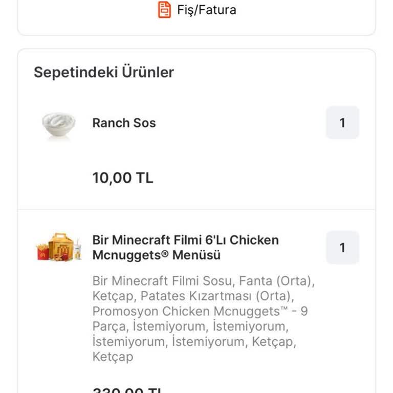 Eksik Ürün Ve Yetersiz İade: Migros Yemek'te Hayal Kırıklığı