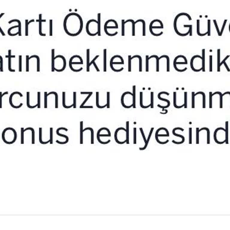 Garanti Bankası Bildirimleri Ve Bonus Sorunu