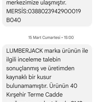 FLO Mağazasından Alınan Lumberjack Botunda Yaşanan Sorunlar