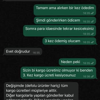 İade Sürecinde Üç Kez Kargo Ücreti Şoku