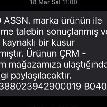 Garanti Sürecinde Çözülmeyen Ayakkabı Sorunu