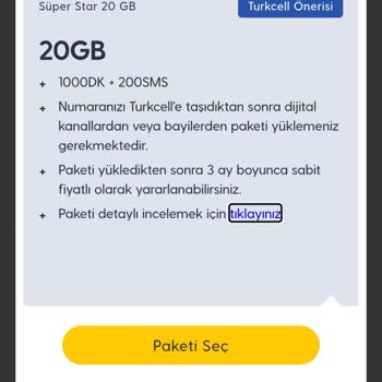 Turkcell Tarifesinde Aktivasyon Sorunu