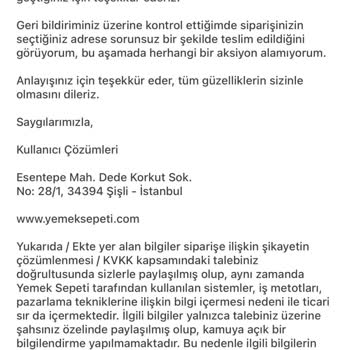 Teslim Edilmeyen Sipariş Ve İletişim Sorunu: Çözüm Bekleyen Müşteri Deneyimi
