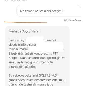 Adres Hatası Ve Çözülmeyen Kargo Sorunu