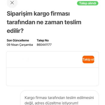 Adres Hatası Ve Çözülmeyen Kargo Sorunu