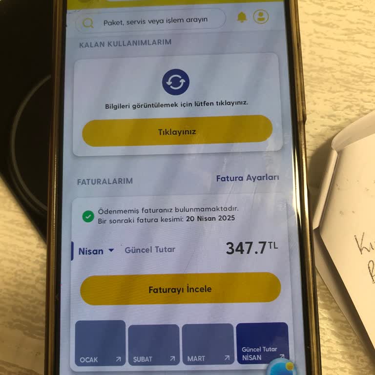 Turkcell Kullanım Bilgileri Erişilemiyor
