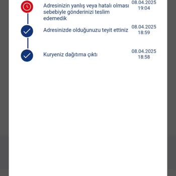 Teslimat Gecikmesi Ve Yanlış Adres Sorunu