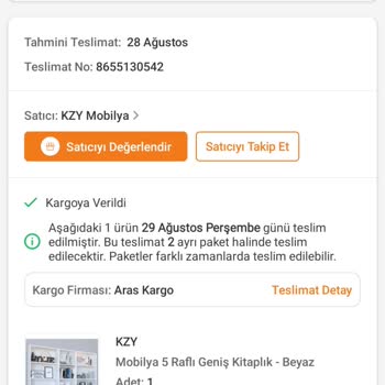 Kzy Mobilya | İzmir Eksik Ürün Gönderdi