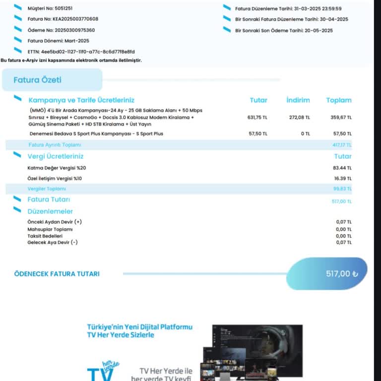Kablo Net Ve Kablo TV Nakil Sorunu: Hizmet Yok, Fatura Var!