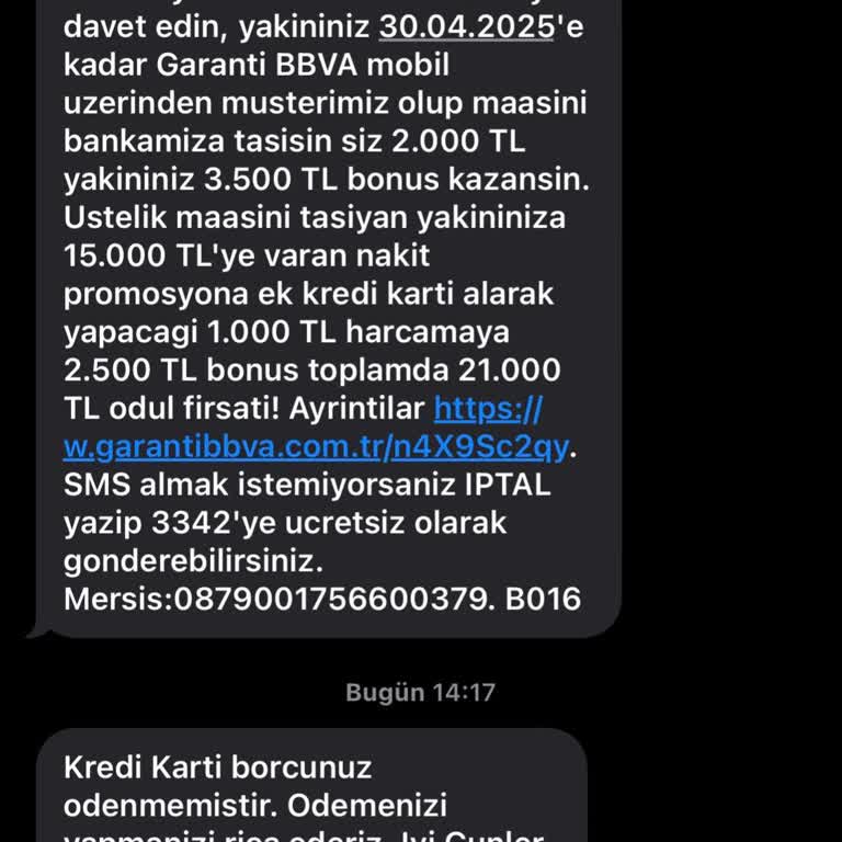 Kullanılmayan Kredi Kartında Beklenmedik Borç Şoku