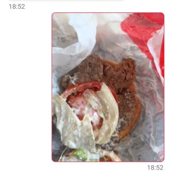 Paramparça Hamburger Ve Yetersiz Telafi