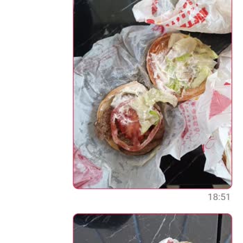 Paramparça Hamburger Ve Yetersiz Telafi