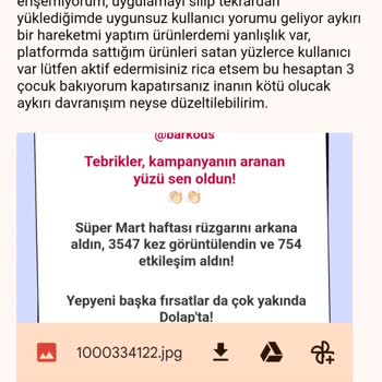 Dolap Hesabım Haksız Yere Kapandı