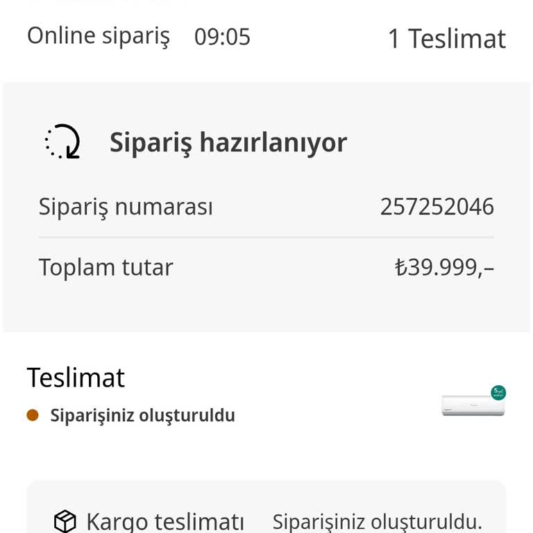 Media Markt'tan Sipariş Edilen Klima Gönderilmiyor Ve Müşteri Hizmetleri Yetersiz
