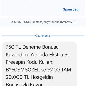 Bycasino'nun Sürekli SMS Göndermesi Ve Rahatsızlık