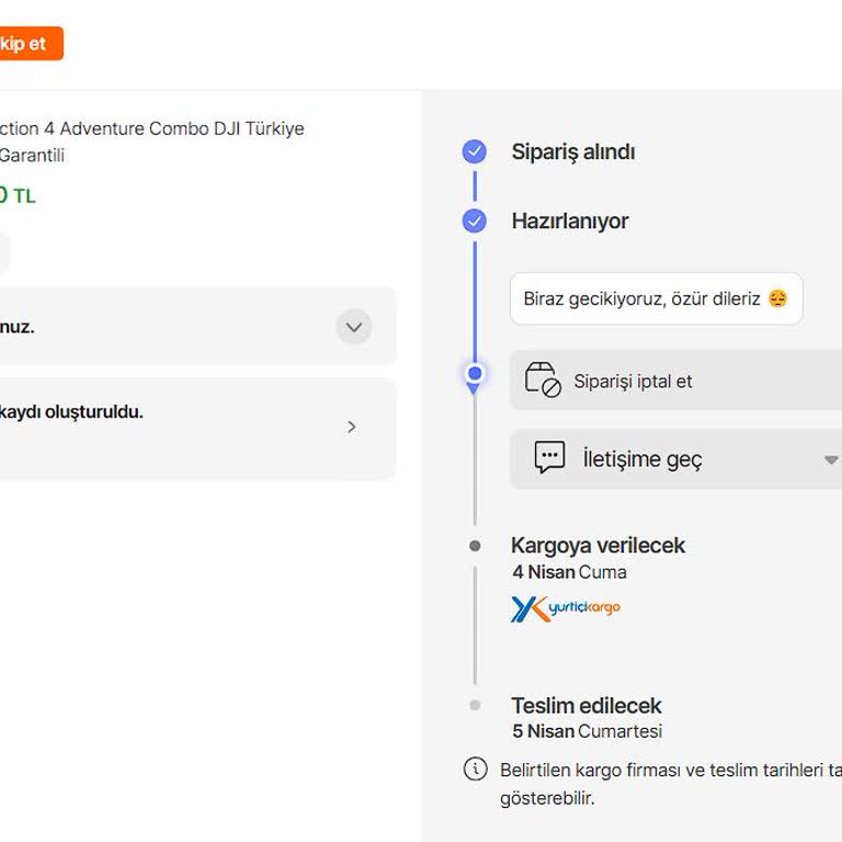 Hepsiburada'da Aksiyon Kamerası Siparişi Ve Müşteri Hizmetleri Sorunu