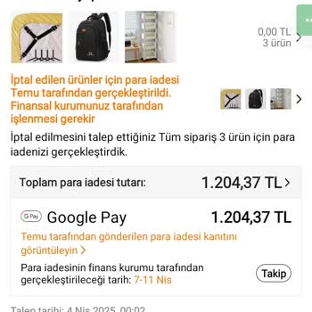 Geri Ödeme Sorunu: İade Edilen Para Hesabıma Yatmadı