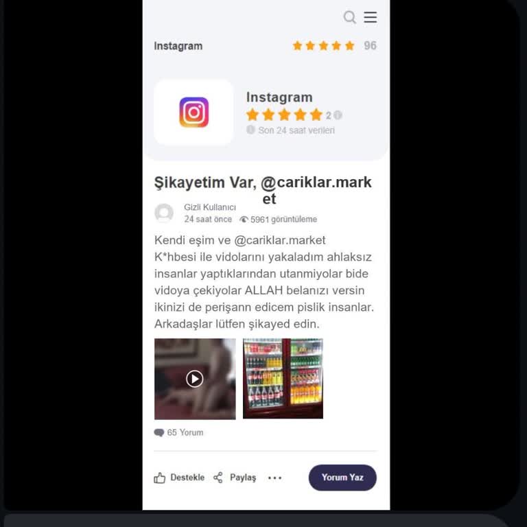 Markamın Adını Kötüye Kullanan Kişiye Acil Müdahale!