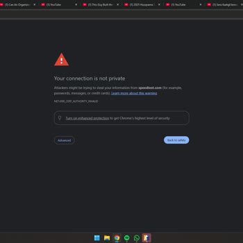 Teknik Servis Eksikliği Ve Güvensiz Bağlantı Sorunu