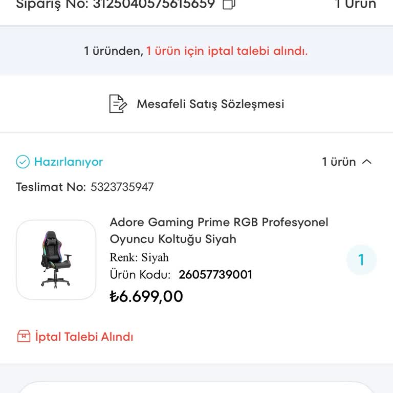 A-101 Ekstra Uygulamasında İptal Edilen Siparişin İadesi Gecikti