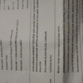 KVK Servisinde Yaşanan Garanti Sorunu