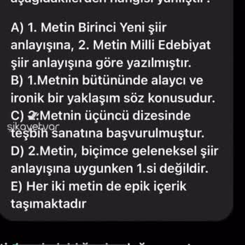 Bilgi Sarmal Yayınları Eşit Ağırlık Denemesindeki Edebiyat Sorularının Saçmalığı