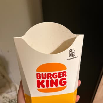 Eksik Gelen King Boy Patates Siparişi