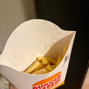 Eksik Gelen King Boy Patates Siparişi