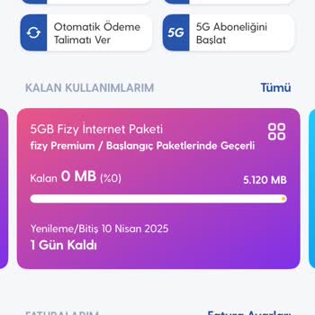 Turkcell Paket Sıfırlama Sorunu